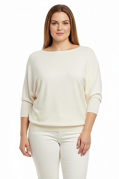 Dámský Svetr Bílý Vel. M/L