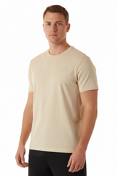 Pepe Jeans Jednoduché Pánské Tričko Béžové Vel. XL