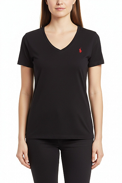 U.S.POLO ASSN. Dámské Tričko Černé Vel. L