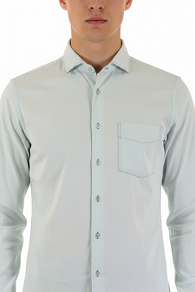 Pánská Košile Modrá ASPESI Vel. 40