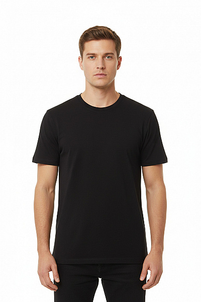 Jednoduché Pánské Tričko Černé ROUTE66 Vel. XL