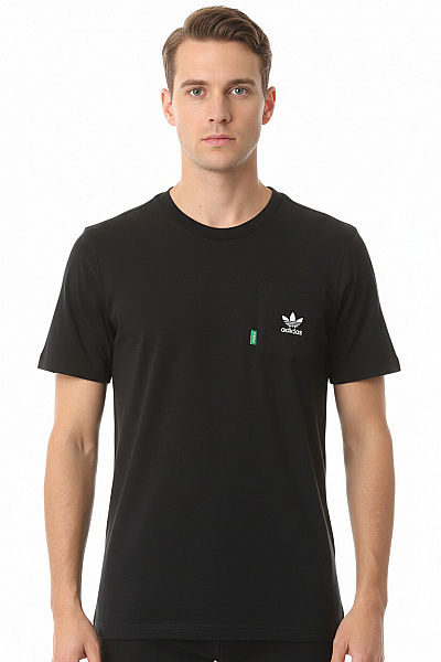 Pánské Tričko Černé ADIDAS Second Hand Vel. S