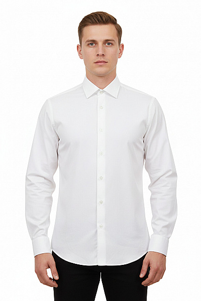 Van Laack Pánská Košile Jednobarevná Bílá Vel. 40
