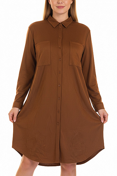 Šaty Hnědé BETTY BARCLAY Second Hand Vel. 44