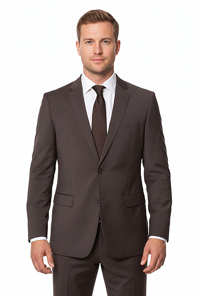 Pánský Společenský Oblek Vlněný Šedý Vel. 27