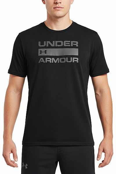 Pánské Tričko S Potiskem Černé UNDER ARMOUR Vel. M