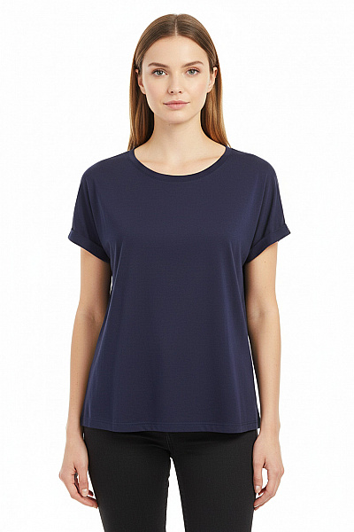 Dámské Tričko Modré Second Hand Vel. XS