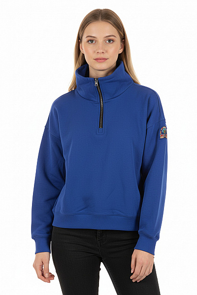 Parajumpers Dámská Mikina Bez Zapínání Modrá Vel. S