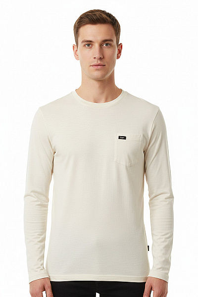 Pánské Tričko Béžové Lee  Vel. S