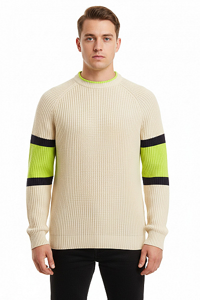 Pánský Pulovr Béžový Esprit Second Hand Vel. M