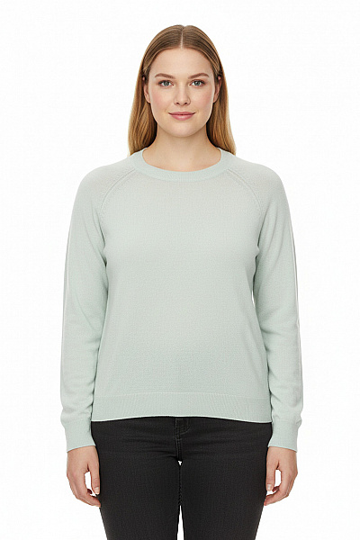 Dámský Pulovr Kašmírový Zelený Vel. 42