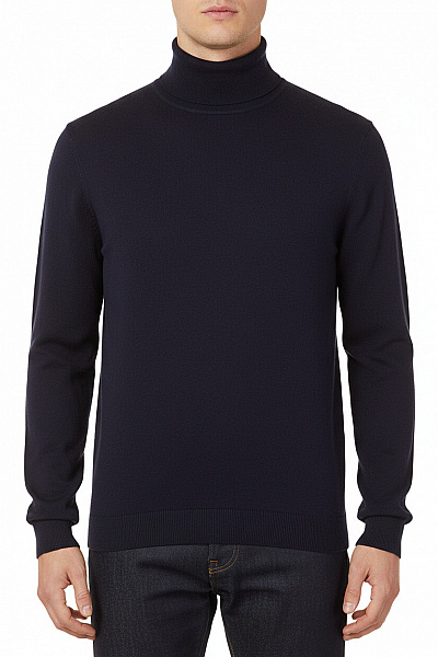 Pánský Rolák Vlněný Modrý MAERZ Second Hand Vel. 54