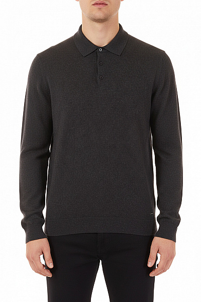 Ragman Pánský Svetr Meriný Šedý Vel. L