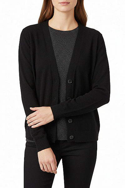 Dámský Svetr Kašmírový Černý Vel. 36