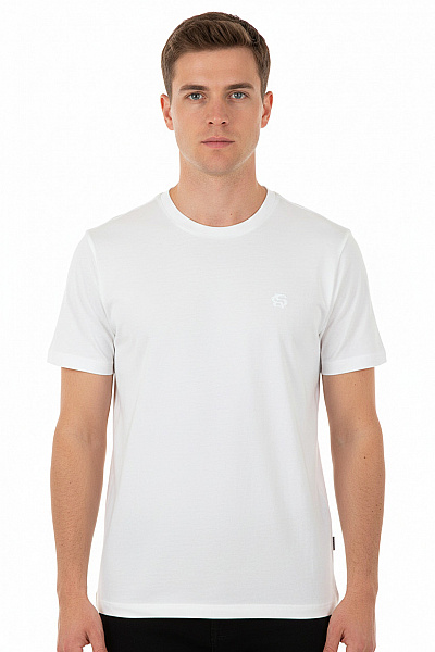 Pánské Tričko Bílé Hugo Boss Vel. M