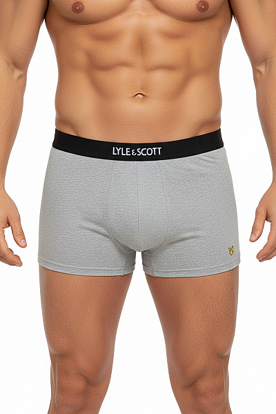 Lyle & Scott Pánské Spodní Prádlo Bavlněné Šedé