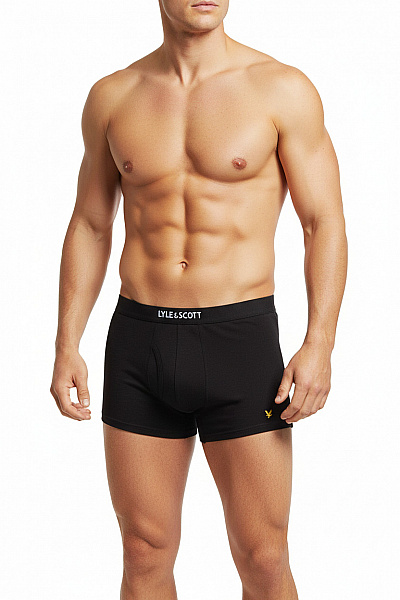 Lyle & Scott Pánské Spodní Prádlo Bavlněné Černé