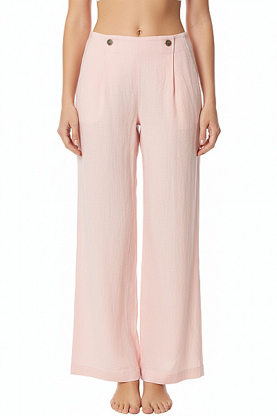 Dámské Kalhoty Letní Lněné Růžové Hugo Boss Vel. 40