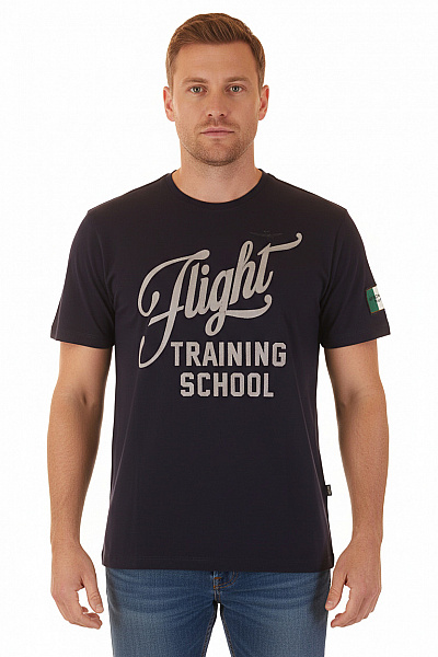 Pánské Tričko S Potiskem Modré Aeronautica Militare Vel. XXL