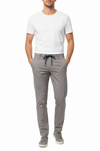 Pánské Chino Kalhoty Šedé Bugatti