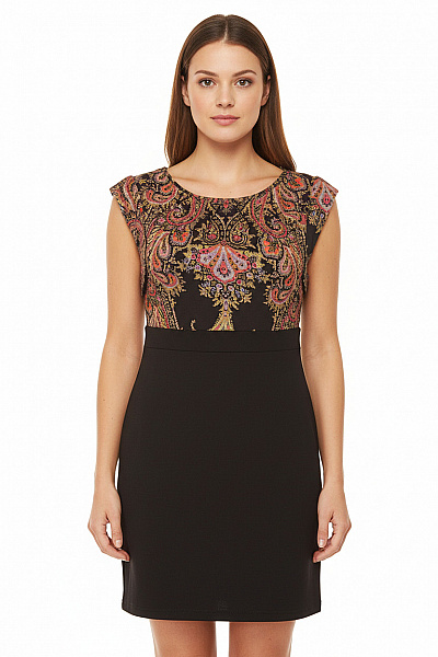 Little Mistress Šaty Černé Second Hand Vel. 42