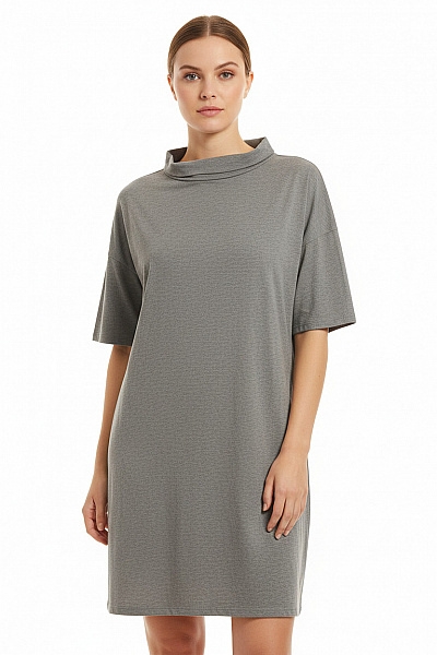  Mikinové Šaty Šedé OBJECT Vel. M