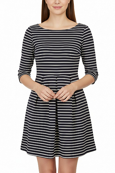 BODEN  Mikinové Šaty Modré Second Hand Vel. 36