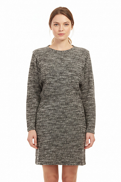 Šaty Šedé MANGO Second Hand Vel. S