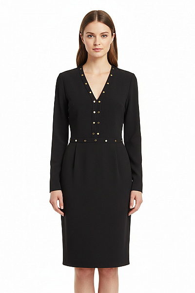 Y.A.S Košilové  Šaty Černé Second Hand Vel. S