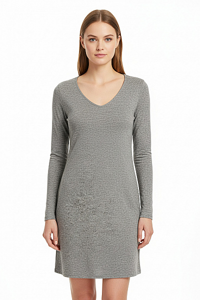 MANGO  Šaty Pletené Šedé Second Hand Vel. XS