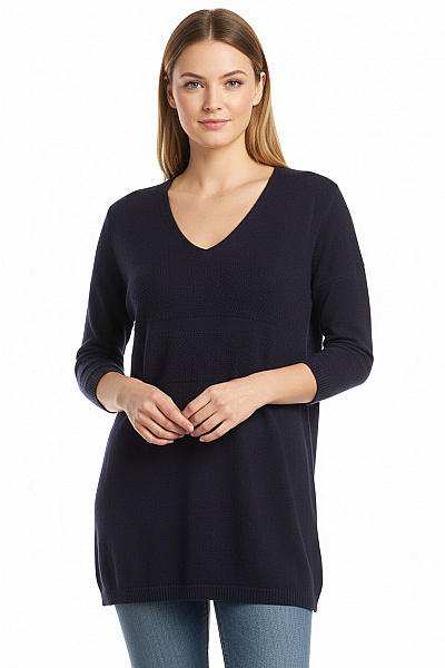 Dámský Svetr Modrý Mads Norgaard Second Hand Vel. M