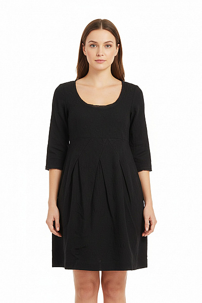 Šaty Vlněné Černé NOA Vel. M