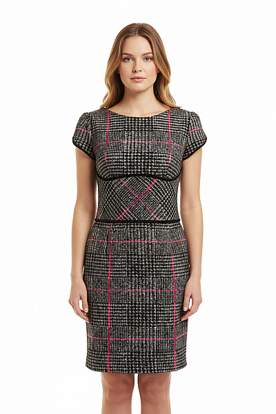  Šaty Pletené Šedé MANGO Vel. L