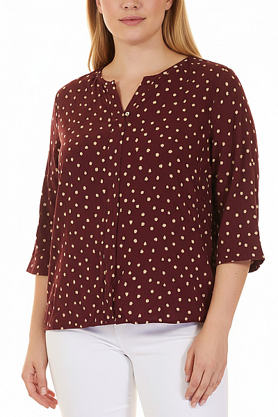 BONITA Halenka Fialová Vel. XXL