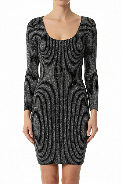 MANGO Šaty Stříbrné Second Hand Vel. XS