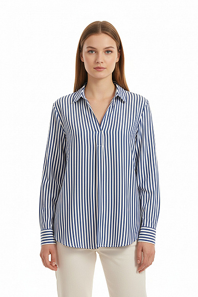 MANGO Halenka Modrá Vel. S