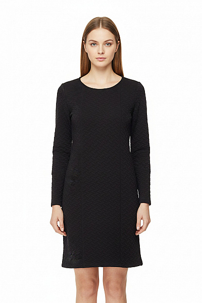 OBJECT  Mikinové Šaty Černé Vel. S