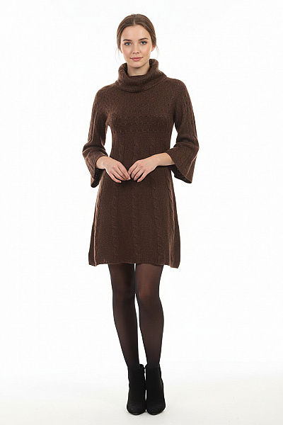 Šaty Hnědé MANGO Second Hand Vel. S