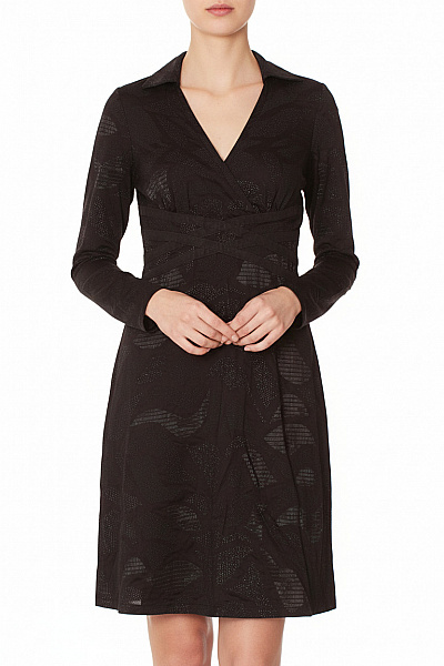 Košilové  Šaty Černé InWear Second Hand Vel. 34