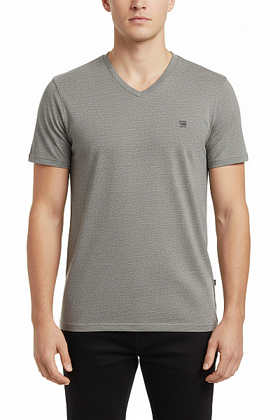 G-Star Jednoduché Pánské Tričko Šedé Vel. L