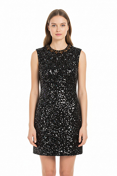 Pouzdrové šaty  Šaty Černé Needle And Thread Second Hand Vel. 38