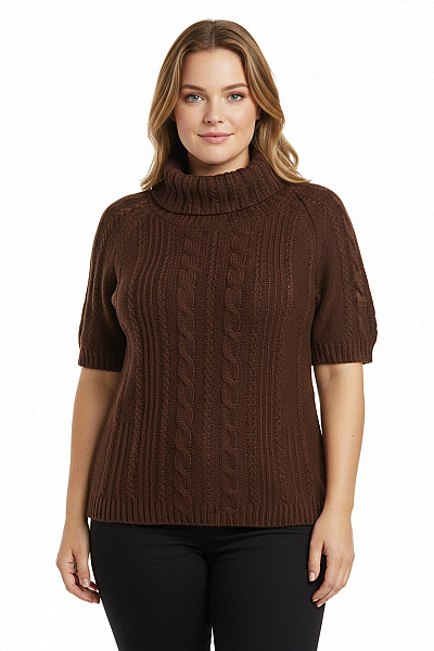 MANGO Dámský Svetr Hnědý Vel. XL
