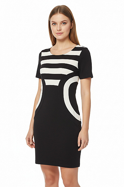 ONLY Pouzdrové šaty  Šaty Černobílé Vel. S