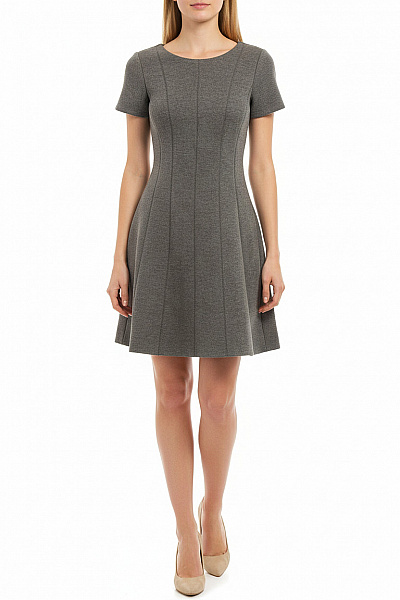 BANANA REPUBLIC Šedé Dámské Mikinové šaty úpletové Krátké Jednoduché Na Denní Nošení Velikost 4