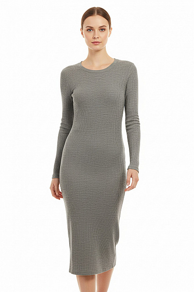 MANGO  Šaty Pletené Šedé Vel. XS