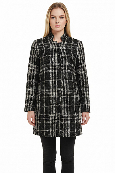 Dámský Kabát Černý Conbipel Vel. 42