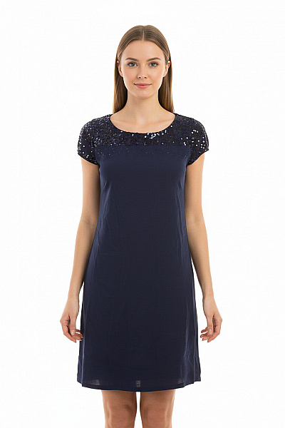 Šaty Modré Vel. 34