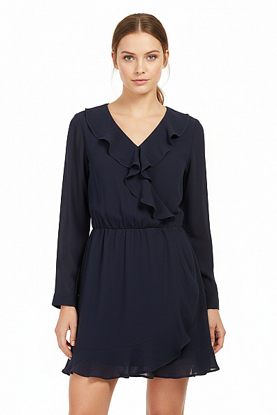 Šaty Modré OBJECT Second Hand Vel. 36