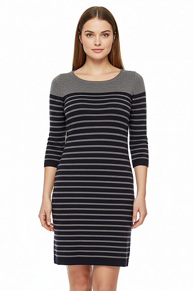 BANANA REPUBLIC  Šaty Pletené Modré Vel. M