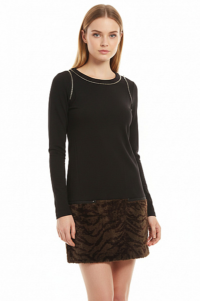 Marella Šaty Černé Second Hand Vel. 34